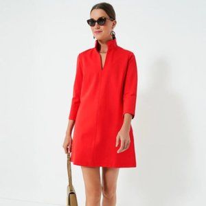 Tuckernuck Poppy Red Ponte Clifton Dress
